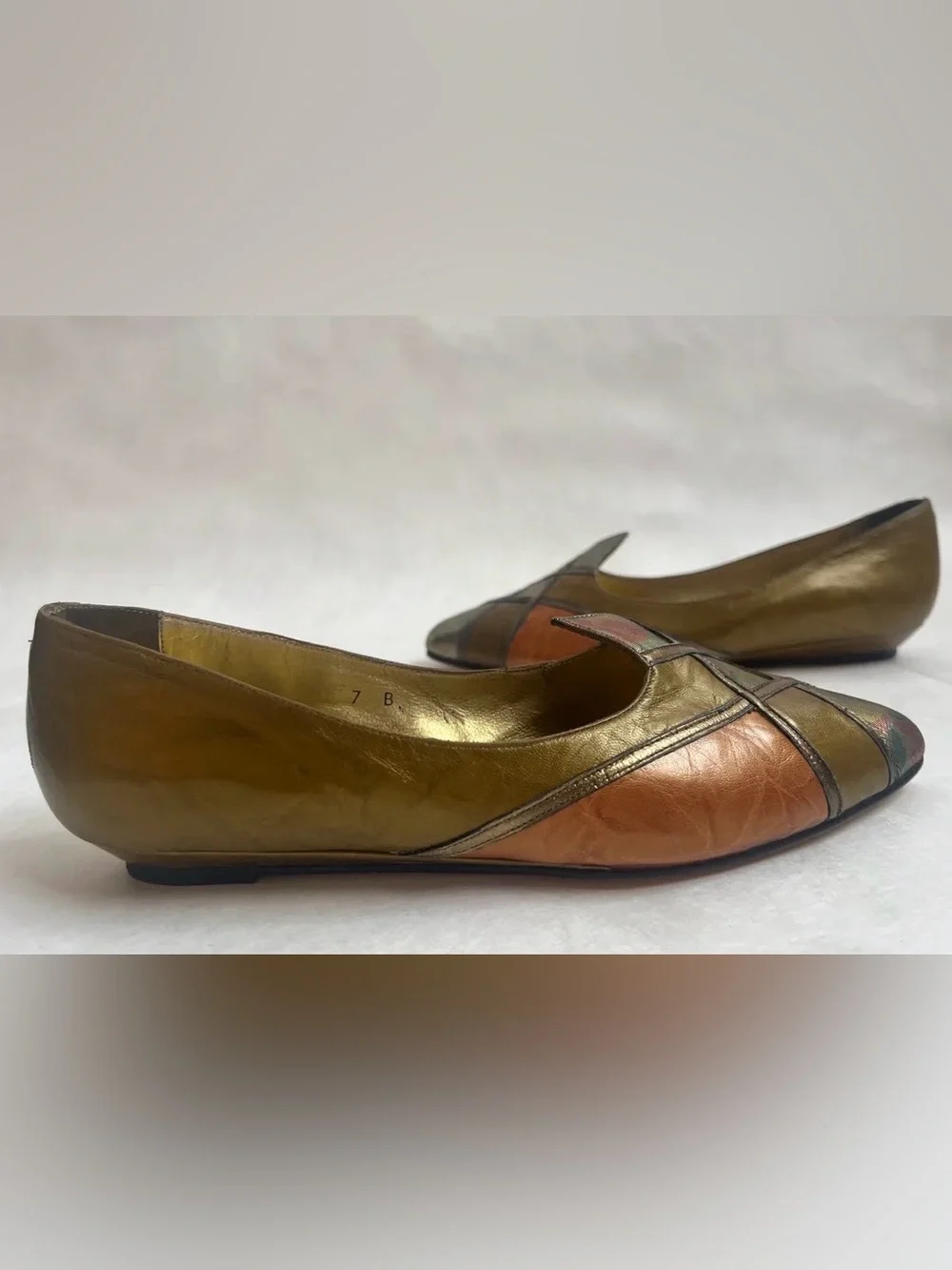 Dead Stock Iridescent Fairy Flats US 7